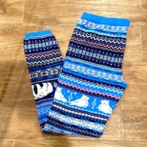 Winter lounge leggings | Polar Bear. XL